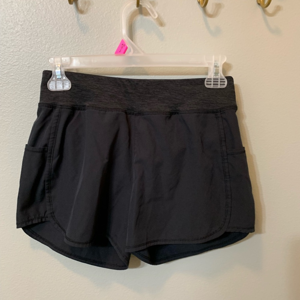 black active shorts